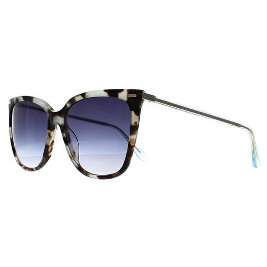 Calvin Klein Butterfly Womens Aqua Tortoise Blue Gradient CK22532S - Image 2