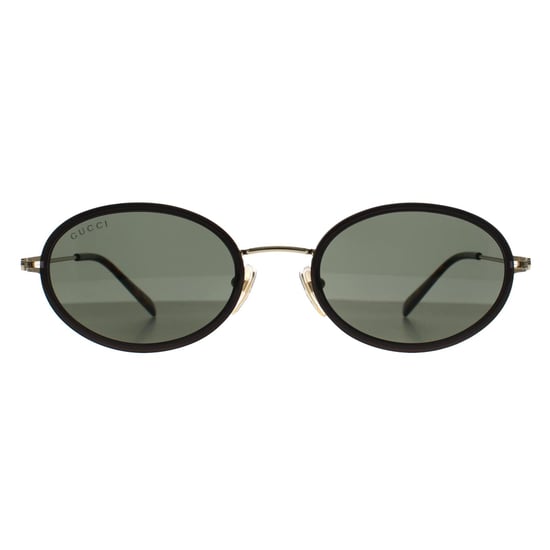 Gucci Oval Mujer Negro Oro Verde GG1980S - Image 1