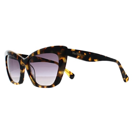 Max Mara Cat Eye Womens Coloured Havana Smoke Grey Gradient MM0063 Logo14 - Image 2