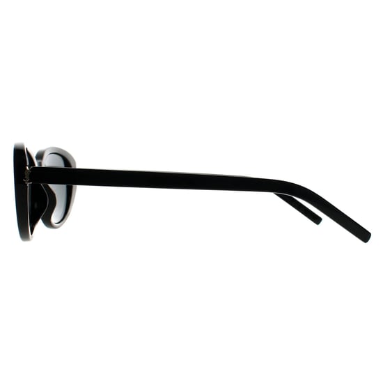Saint Laurent Cat Eye Mujer Negro Brillante Gris SL M154 - Image 3