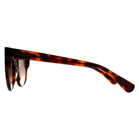Max Mara Round Womens Dark Havana Marrón Gradiente MM0058 Logo 13 - Image 3
