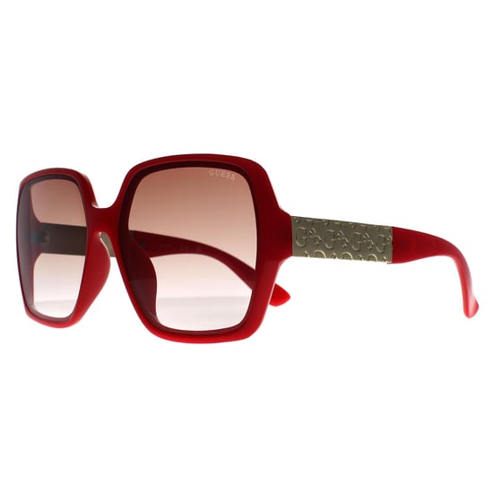Guess Butterfly Womens Rojo Brillante Marrón Gradiente GO00031 - Image 2