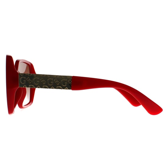 Guess Butterfly Womens Rojo Brillante Marrón Gradiente GO00031 - Image 3