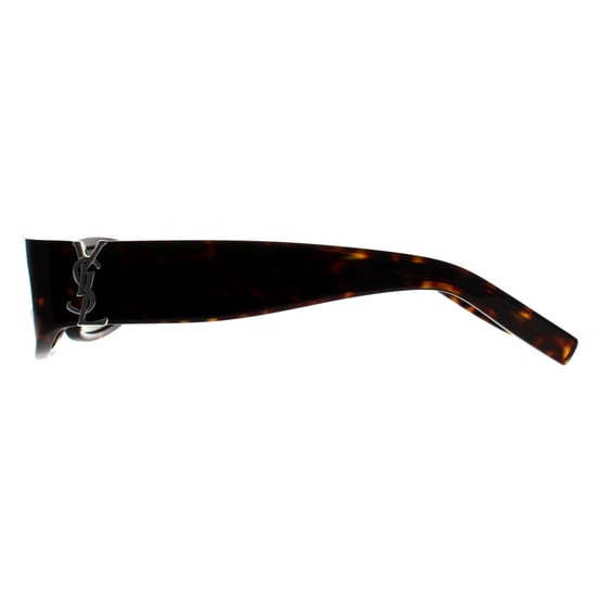Saint Laurent Rectángulo Mujer Manchado Oscuro Habana Gris SL M152 - Image 3