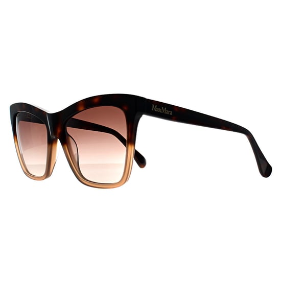 Max Mara Cat Eye Womens Havana Fade Brown Gradient MM0008 Logo2 - Image 2