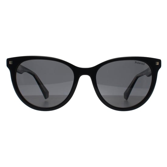 Polaroid Round Womens Negro Gris Polarizado PLD 4111/S/X - Image 1
