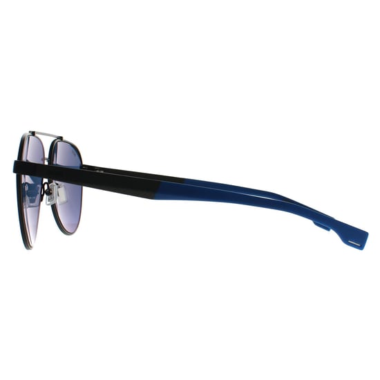 Hugo Boss Aviator Hombre Negro Mate Azul Azul BOSS 1485/S - Image 3