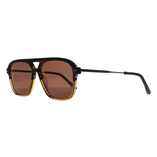 Ted Baker Aviator Hombre Marrón Cuerno Gradiente Marrón TB8259 - Image 2