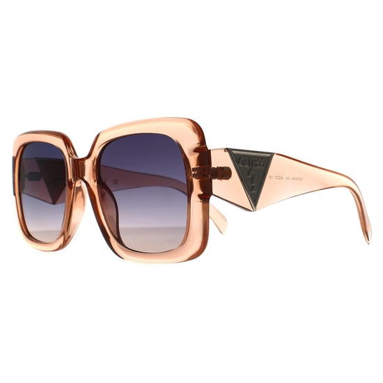 Guess Cuadrado Mujer Brillante Marrón Claro Humo Gris Gradiente GO00046 - Image 2