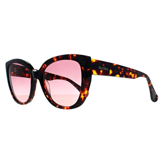 Max Mara Cat Eye Womens Rojo Habana Burdeos Gradiente MM0040 Logo 11 - Image 2