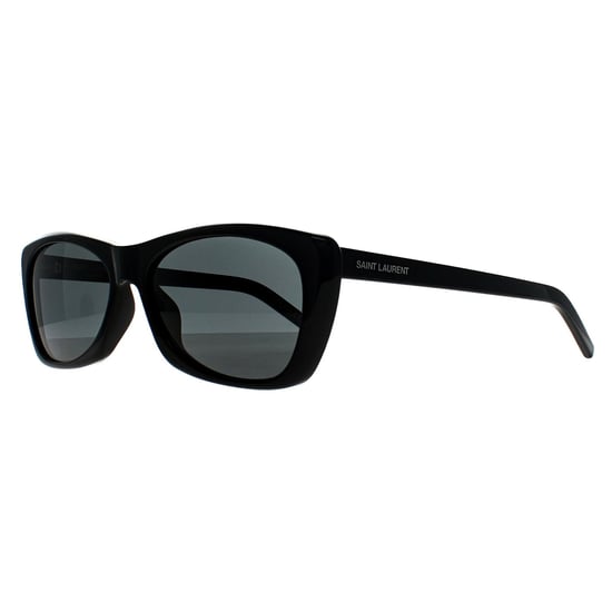 Saint Laurent Rectángulo Mujer Negro Brillante Gris SL 613 - Image 2