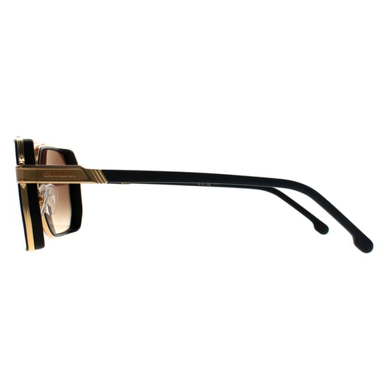 Carrera Rectangle Mens Matte Black Gold Black Brown Green Anti Reflex 1069/S - Image 3