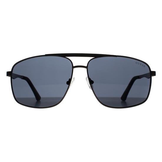 Guess Aviator Mens Matte Gunmetal Smoke Grey GO00063 - Image 1