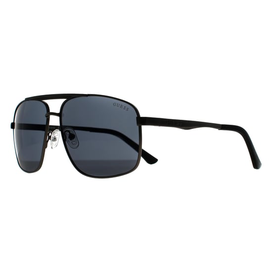 Guess Aviator Mens Matte Gunmetal Smoke Grey GO00063 - Image 2