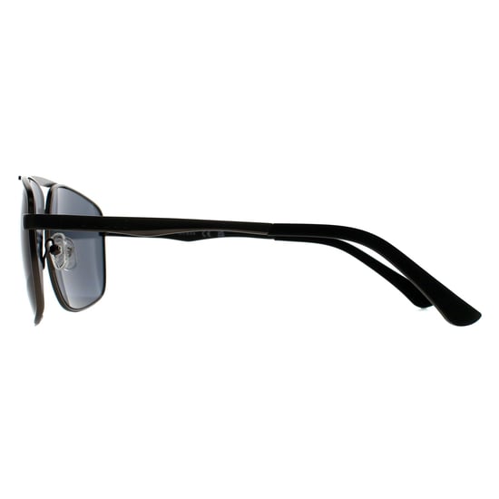 Guess Aviator Mens Matte Gunmetal Smoke Grey GO00063 - Image 3