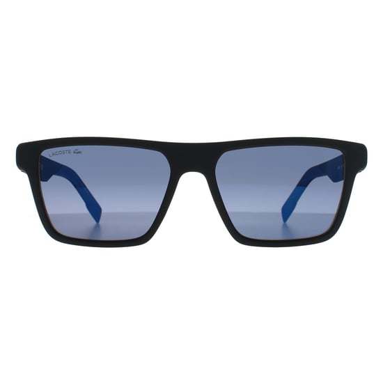 Lacoste Rectangle Mens Matte Black Blue Azul L998S - Image 1