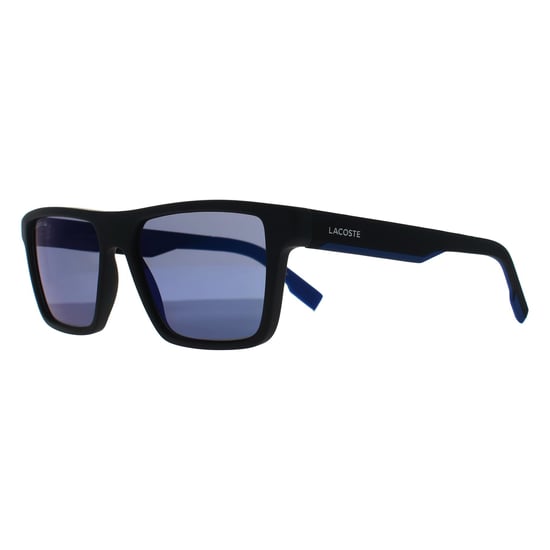 Lacoste Rectangle Mens Matte Black Blue Azul L998S - Image 2