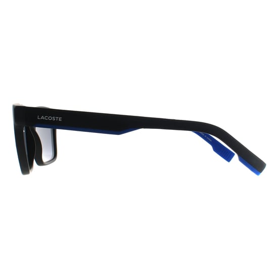 Lacoste Rectangle Mens Matte Black Blue Azul L998S - Image 3