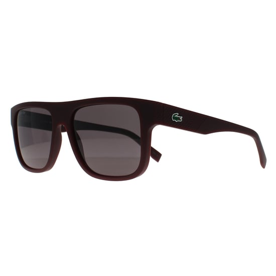 Lacoste Rectangle Hombre Rojo Oscuro Gris L6001S - Image 2
