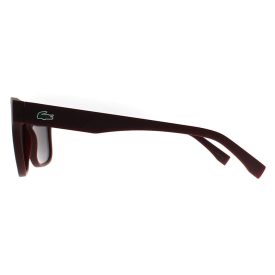 Lacoste Rectangle Hombre Rojo Oscuro Gris L6001S - Image 3