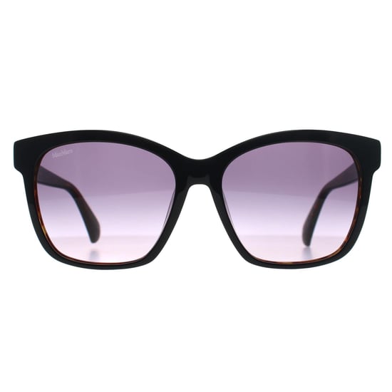 Max Mara Cuadrado Mujer Negro Tortuga Humo Gris Gradiente MM0042 Logo9 - Image 1
