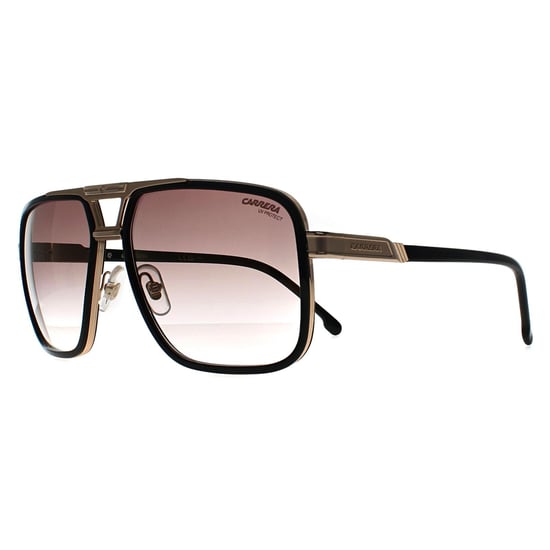 Carrera Aviator Mens Black Gold Gold Mirror on Burgundy Gradient Carrera 1071/S - Image 2