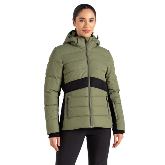 Dare 2B Womens/Ladies Glacial Ski Jacket (Olivine Green/Black) - Image 4