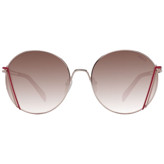 Gafas de sol de metal en oro rosa Emilio Pucci - Image 2