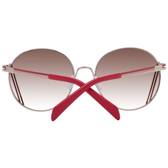 Gafas de sol de metal en oro rosa Emilio Pucci - Image 3