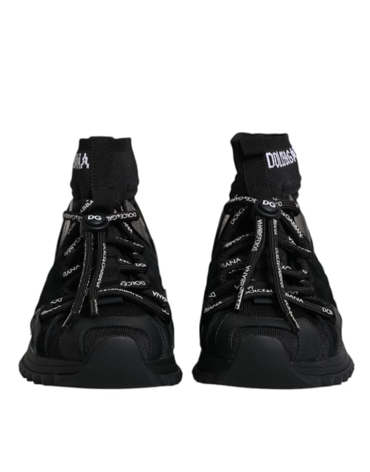 Zapatillas con logo de calcetines Black Sorrento de Dolce & Gabbana - Image 2