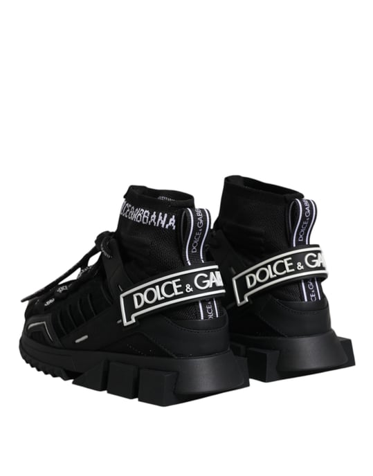 Zapatillas con logo de calcetines Black Sorrento de Dolce & Gabbana - Image 5