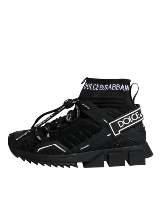 Zapatillas con logo de calcetines Black Sorrento de Dolce & Gabbana - Image 6