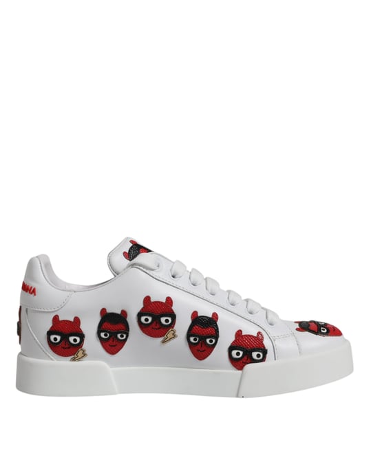 Zapatillas Portofino White Devil de Dolce & Gabbana - Image 1