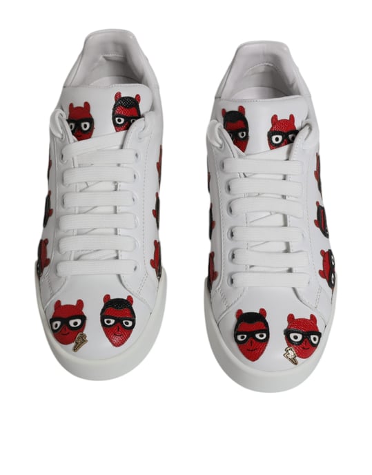 Zapatillas Portofino White Devil de Dolce & Gabbana - Image 3