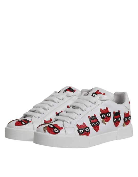 Zapatillas Portofino White Devil de Dolce & Gabbana - Image 4