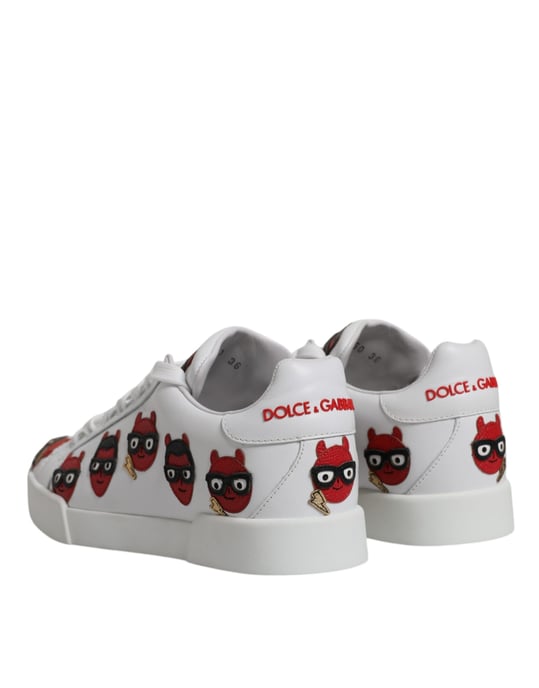 Zapatillas Portofino White Devil de Dolce & Gabbana - Image 5