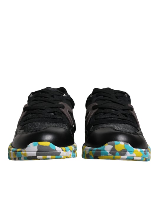 Zapatillas de Hombre Low Top de Poliéster Negros Dolce & Gabbana - Image 2