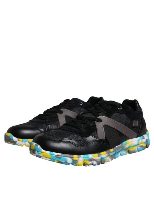 Zapatillas de Hombre Low Top de Poliéster Negros Dolce & Gabbana - Image 3