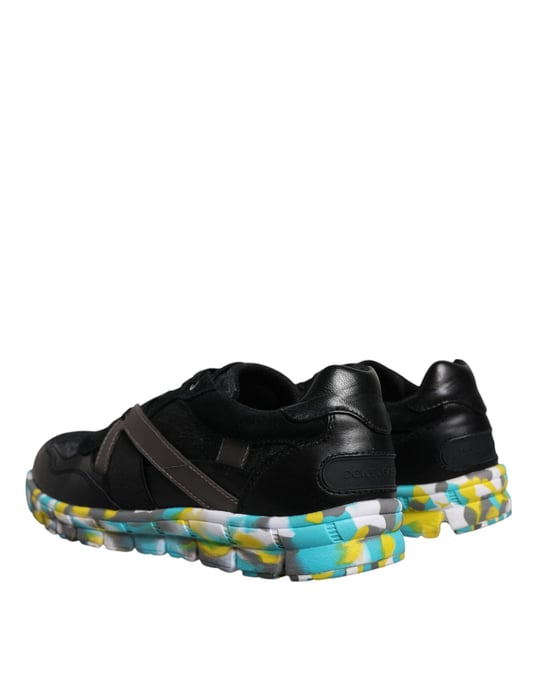 Zapatillas de Hombre Low Top de Poliéster Negros Dolce & Gabbana - Image 4