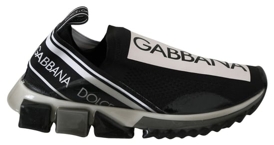 Zapatillas Deportivas Stretch Sorrento De Dolce & Gabbana En Blanco Y Negro - Image 1