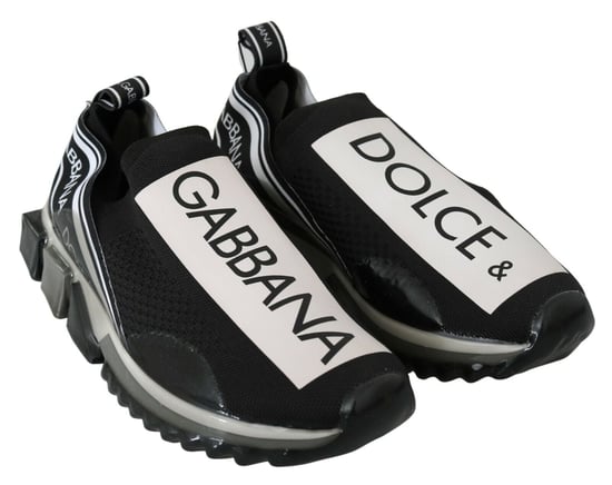 Zapatillas Deportivas Stretch Sorrento De Dolce & Gabbana En Blanco Y Negro - Image 2