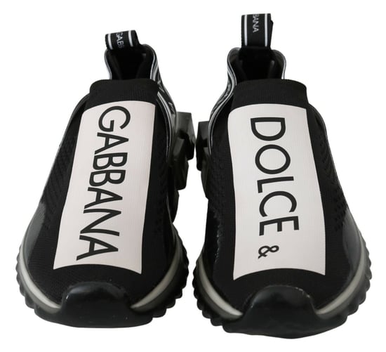 Zapatillas Deportivas Stretch Sorrento De Dolce & Gabbana En Blanco Y Negro - Image 6