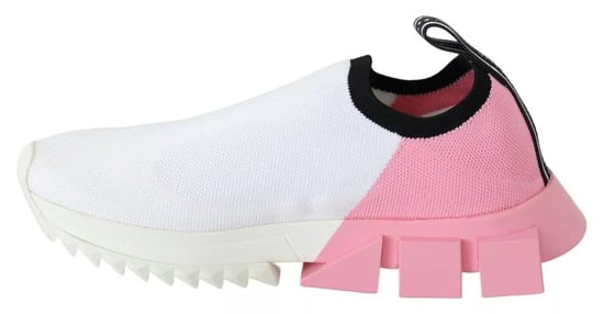 Zapatillas Sorrento con logo en rosa y blanco de Dolce & Gabbana - Image 2