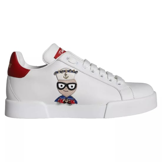 Zapatillas Portofino de piel de becerro blanca de Dolce & Gabbana - Image 1