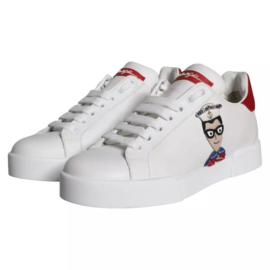 Zapatillas Portofino de piel de becerro blanca de Dolce & Gabbana - Image 3
