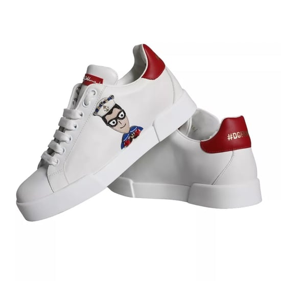 Zapatillas Portofino de piel de becerro blanca de Dolce & Gabbana - Image 4