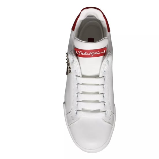Zapatillas Portofino de piel de becerro blanca de Dolce & Gabbana - Image 6