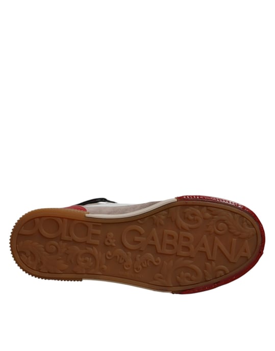 Zapatillas altas de cuero multicolor Dolce & Gabbana - Image 6