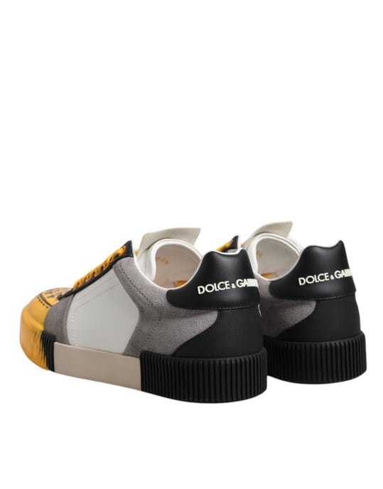 Zapatos Deportivos de Cuero Multicolor DNA Low Top de Dolce & Gabbana - Image 5