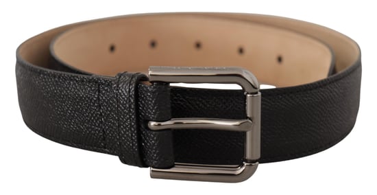 Cinturón Backend Marrón de Cuero de Ternera Negro Dolce & Gabbana - Image 1